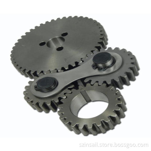 Harden Steel Machined Straight Shaft Drive Angular Bevel Gears